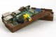Raspberry Pi Gehäuse Walnussholz offen mit Board